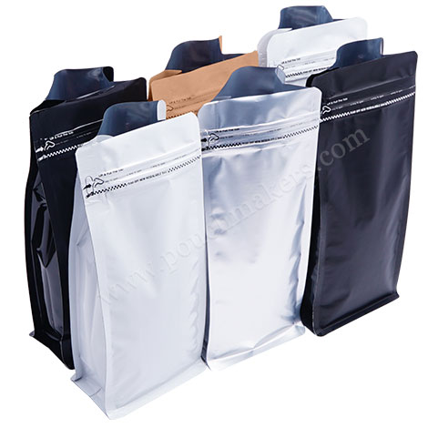 Flat Bottom Pouch With Tear Off Zipper Flat Bottom Pouch With Tear Off Zipper