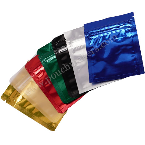 Three Side Seal Pouches With Zipper Three Side Seal Pouches With Zipper